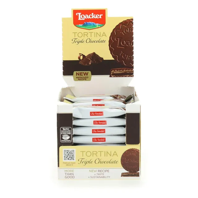 loacker-tortina-triple-dark-wafer-fondente-confezione-da-24-x-21g image 1