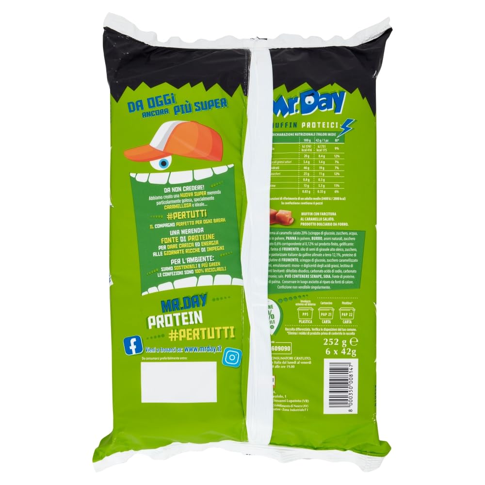mr-day-muffin-proteico-caramello-salato-6pz-252g image 2