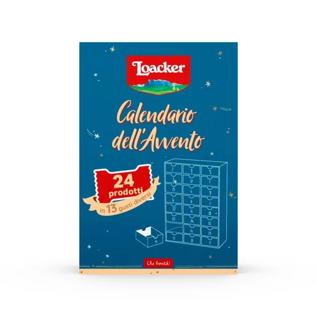loacker-calendario-dell-avvento-2026-da-24-bont-cofanetto-blu-11-gusti image 1