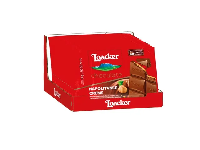 loacker-chocolate-napolitaner-creme-tavolette-al-latte-con-wafer-e-nocciola-12x5 image 1
