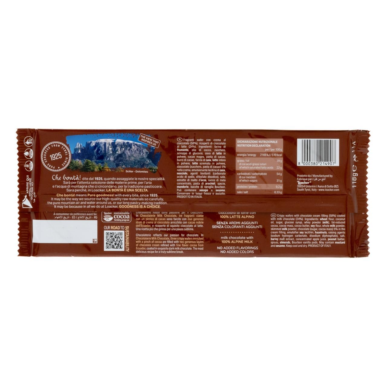 loacker-chocolaterie-milk-chocolate-wafer-118g image 7