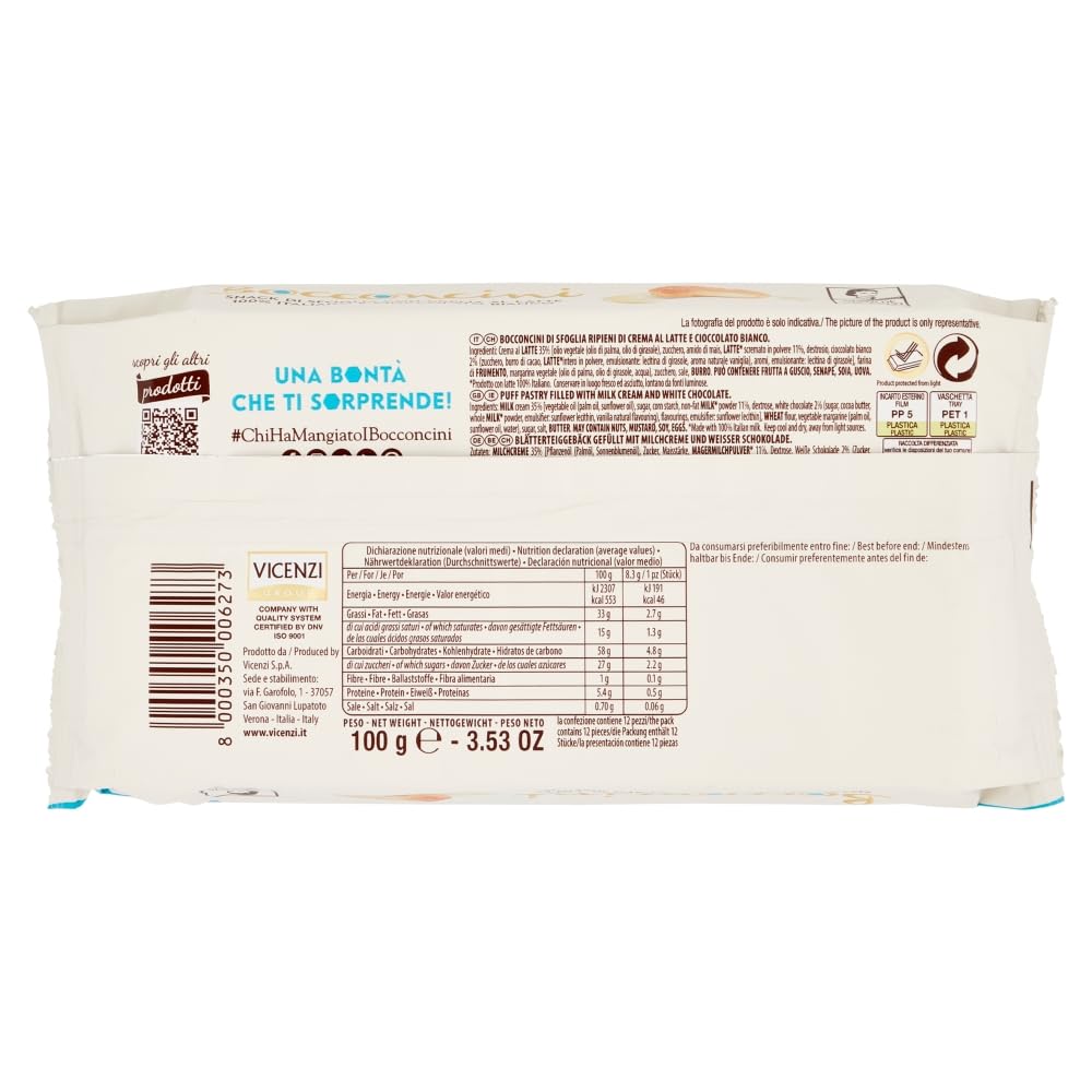matilde-vicenzi-bocconcini-sfoglia-con-crema-latte-e-cioccolato-bianco-10x100g-1 image 2