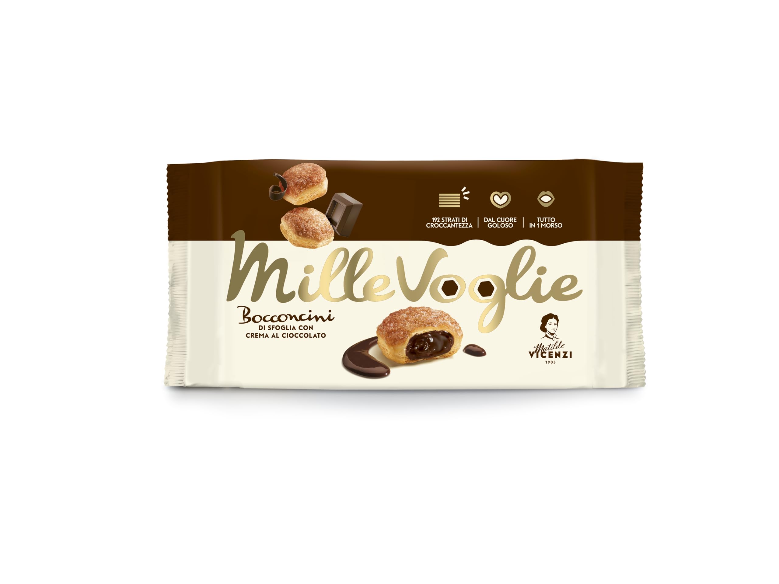 matilde-vicenzi-bocconcini-di-pasta-sfoglia-con-crema-al-cioccolato-100-g image 1