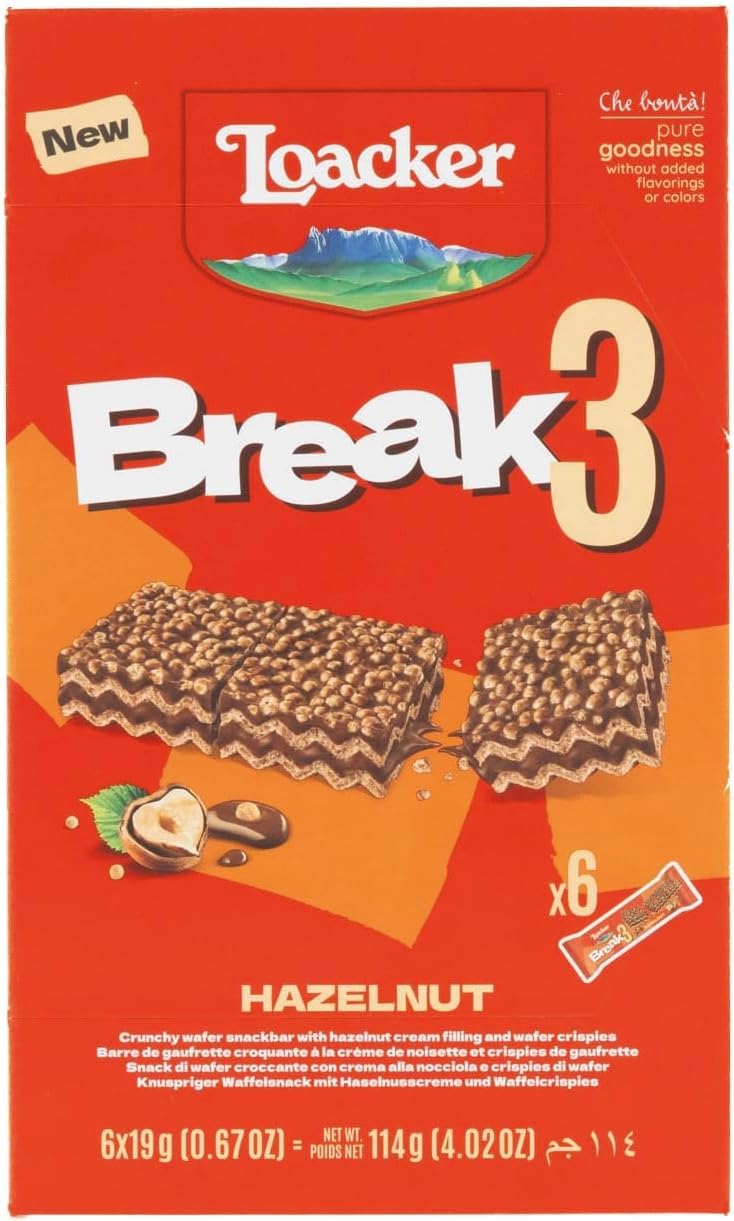 loacker-break3-barretta-wafer-crema-nocciole-100-italiane-6x19g-114g image 1