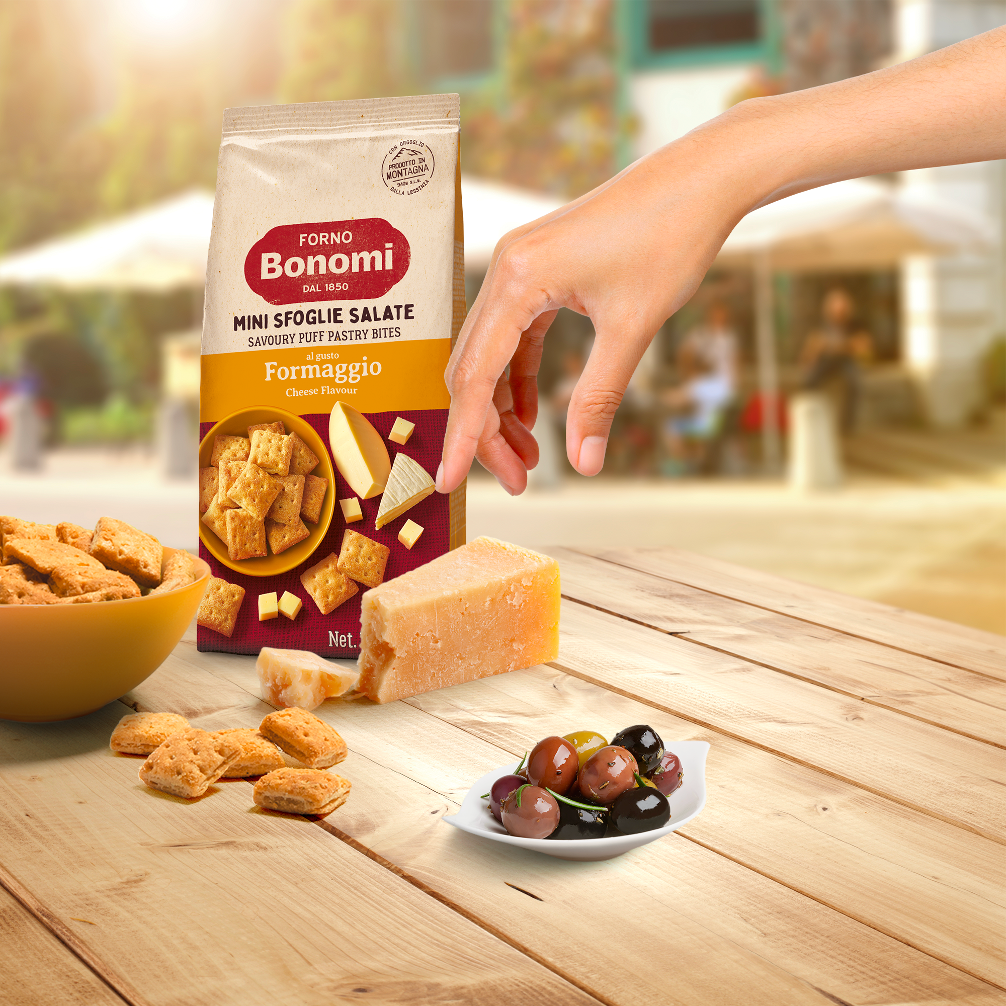 forno-bonomi-mini-sfoglie-salate-al-formaggio-snack-croccante image 3