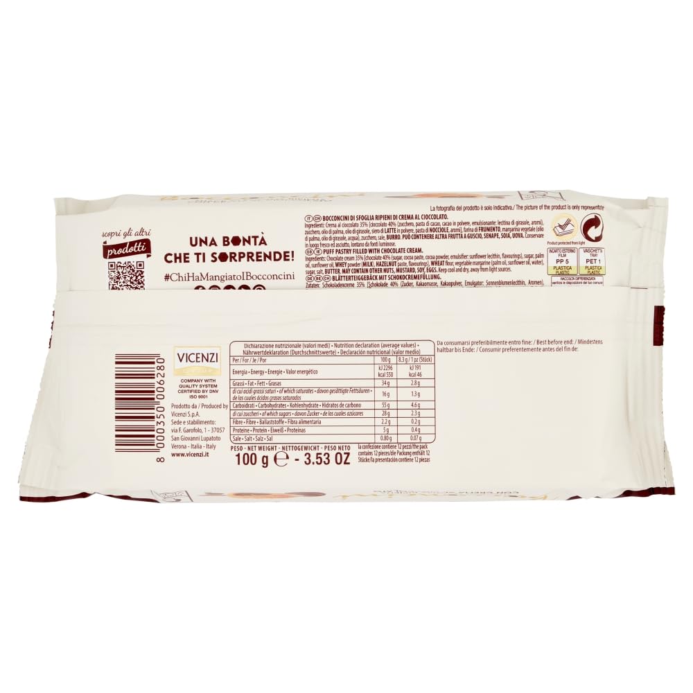 matilde-vicenzi-bocconcini-di-pasta-sfoglia-con-crema-al-cioccolato-100-g image 2