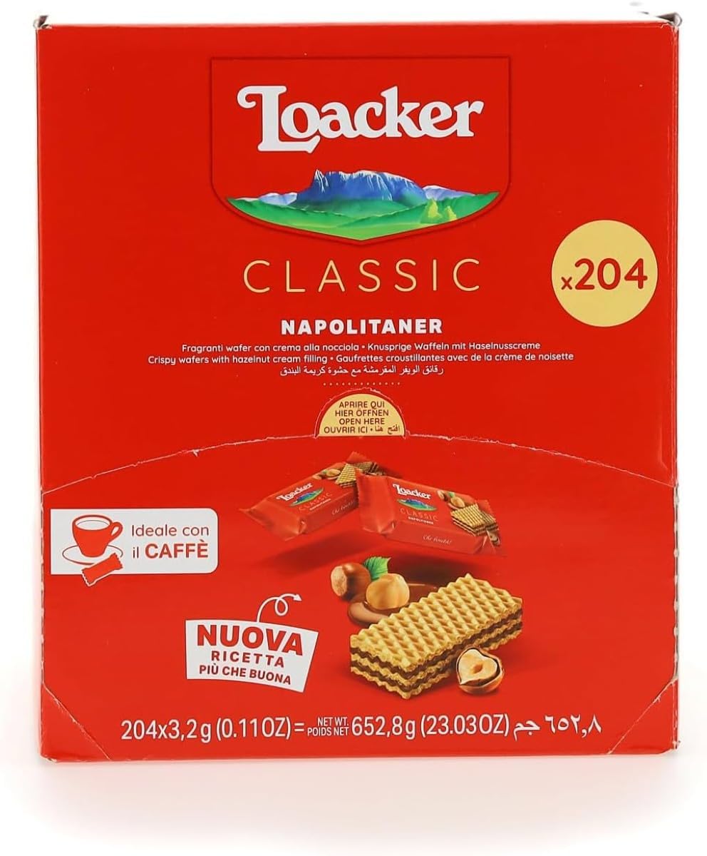 loacker-classic-napolitaner-mini-wafer-nocciola-per-bar-confezione-204-pezzi image 6