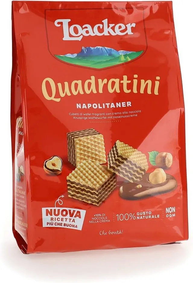 loacker-quadratini-napolitaner-wafer-nocciole-250-g image 1