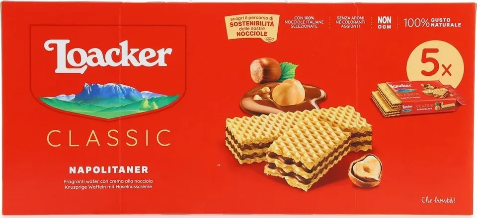 loacker-classic-napolitaner-wafer-nocciola-5x45-g image 1
