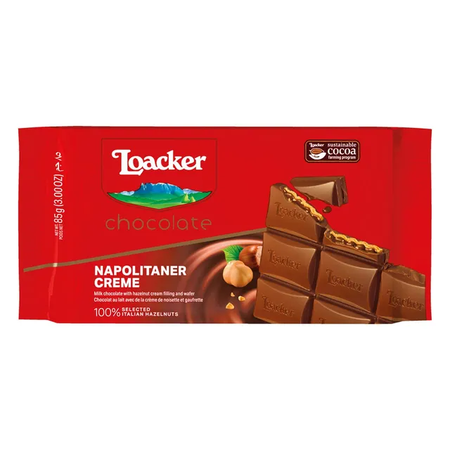 loacker-cioccolato-napolitaner-tavolette-latte-con-wafer-12-x-55-g image 1