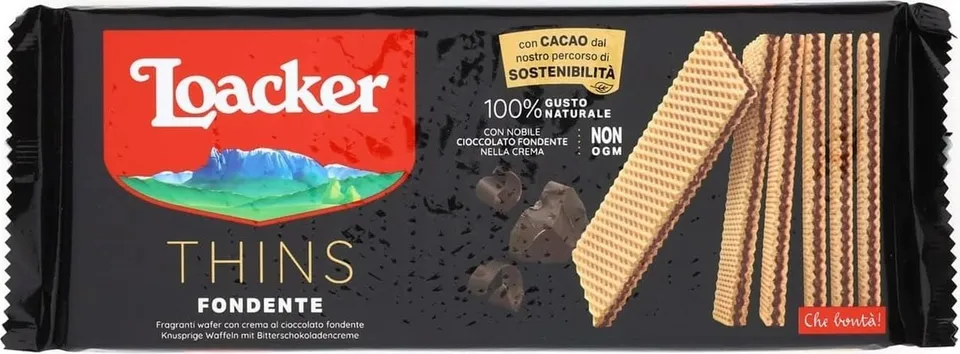 loacker-wafer-thins-fondente-150g image 1