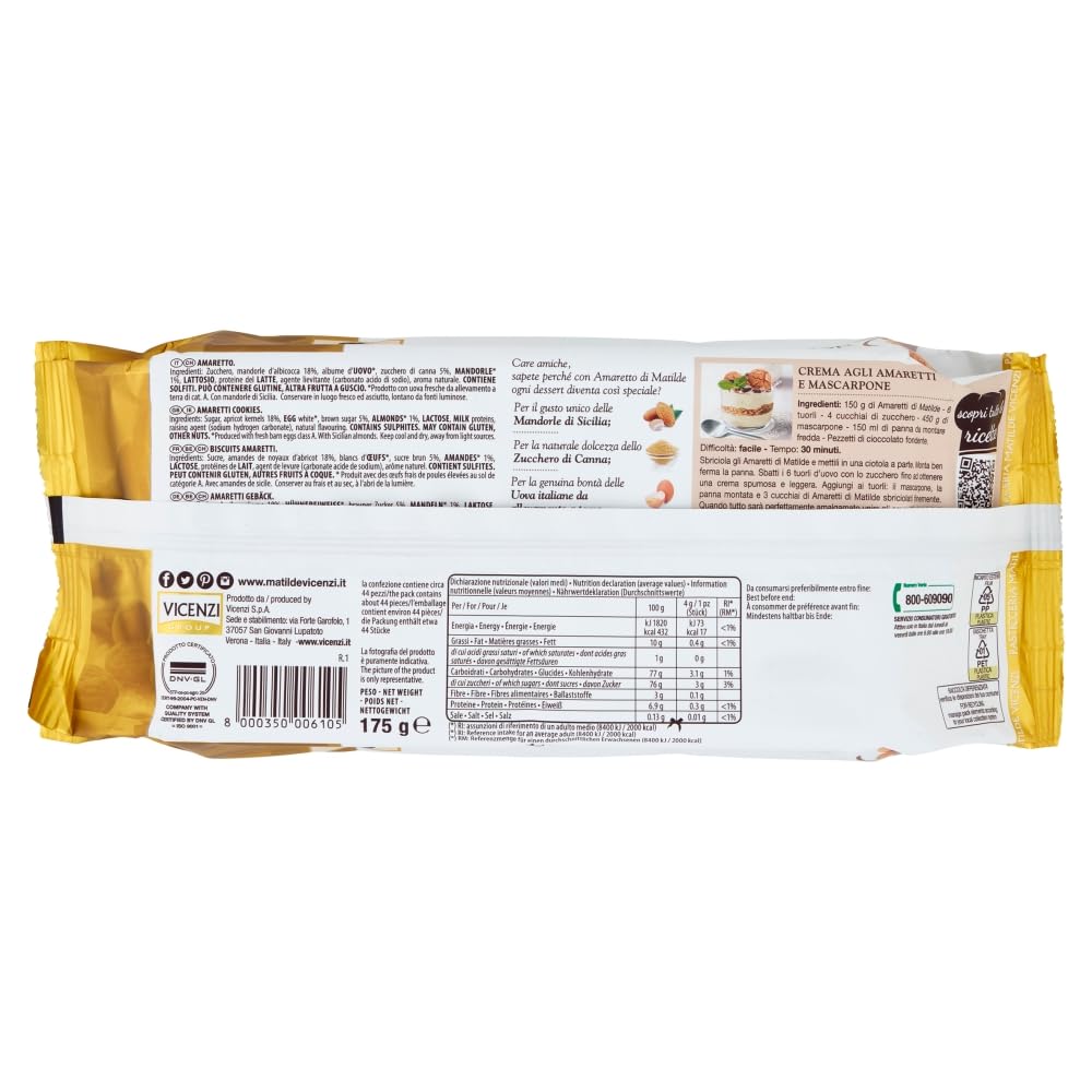matilde-vicenzi-amaretti-pasticcini-tradizionali-175g image 2