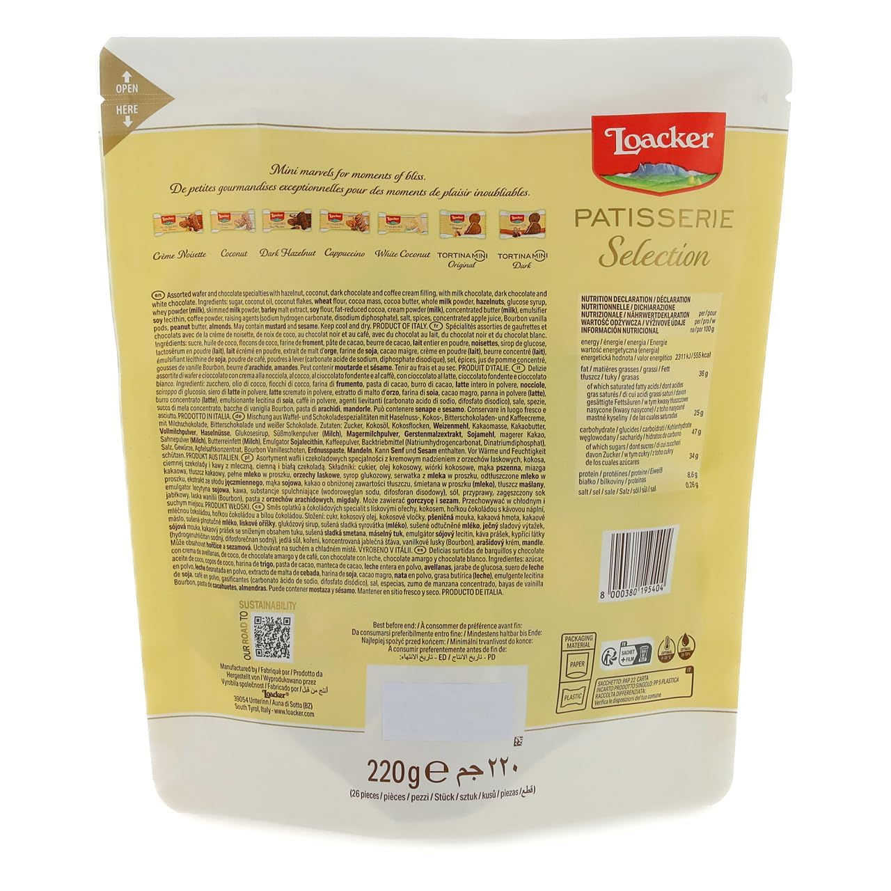 loacker-patisserie-selection-travel-pack-26pz-220g image 5