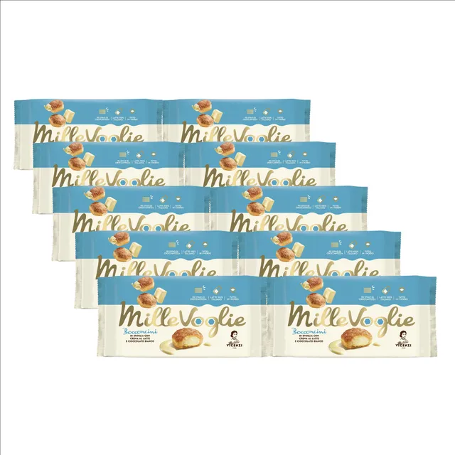 matilde-vicenzi-bocconcini-sfoglia-con-crema-latte-e-cioccolato-bianco-10x100g-1 image 1