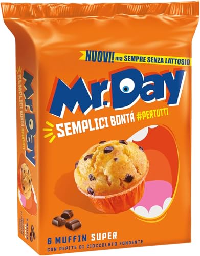 mr-day-muffin-super-con-pepite-di-cioccolato-fondente-6-merendine-300g image 8