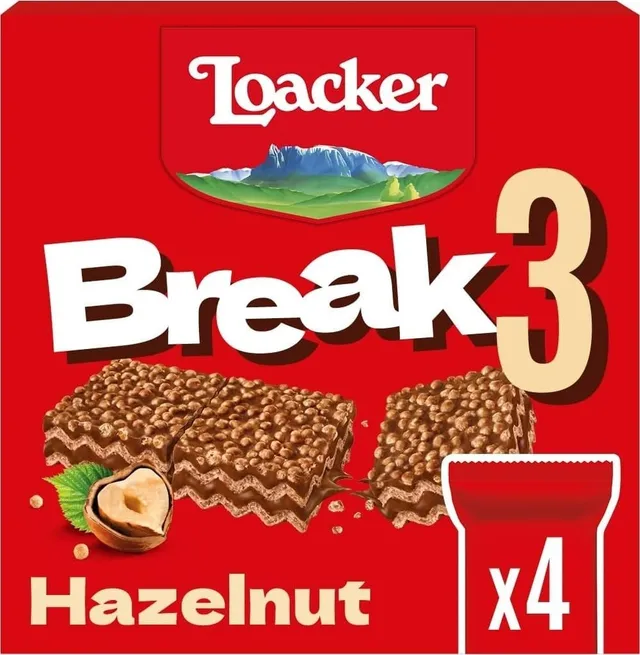 loacker-break3-nocciola-barrette-4x19g image 1