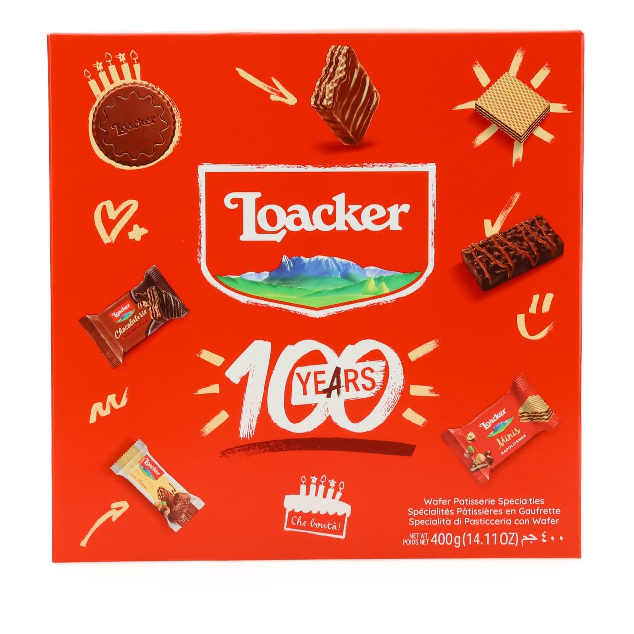 loacker-best-of-moments-100-years-party-box-con-vassoio-44-monoporzioni-400g image 5